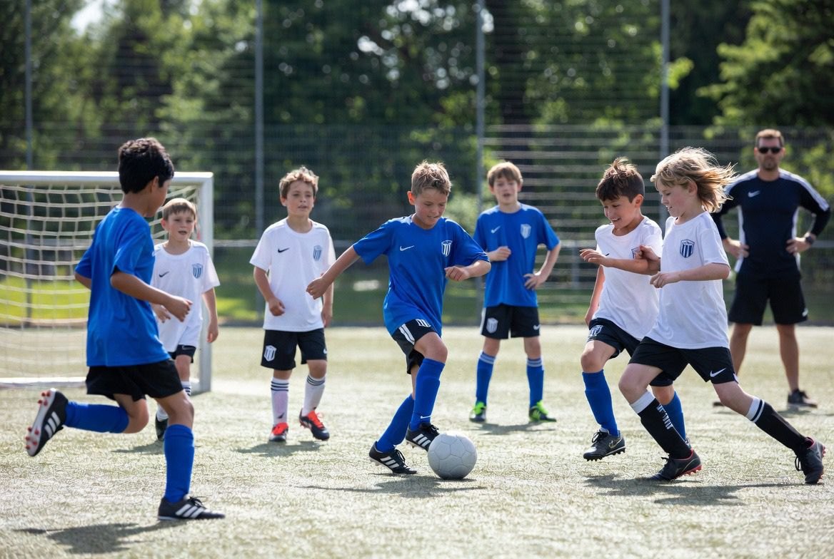 Équipe de jeunes sportifs